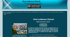 Desktop Screenshot of firstlutheranjamestown.com